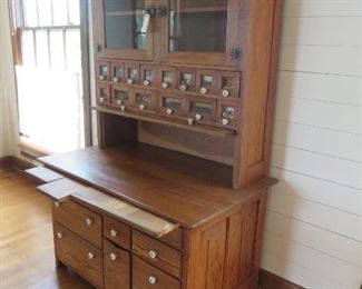 Pine Kitchen Pantry Cupboard; Ex. Bybee Collection