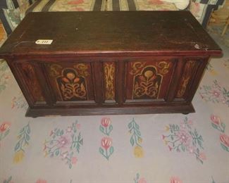 Old spanish Colonial Style Trunk made in Mexico