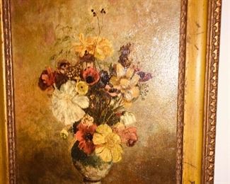 an original by Odilon Redon-- a major French artist 1840-1916