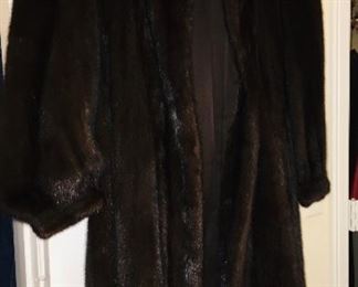 full length mink coat--gorgeous condition