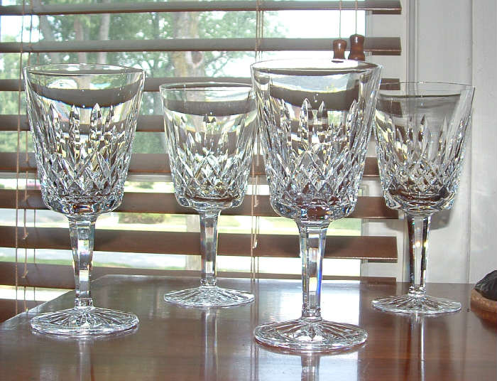 Lismore Water / Wine Goblets 14 Available