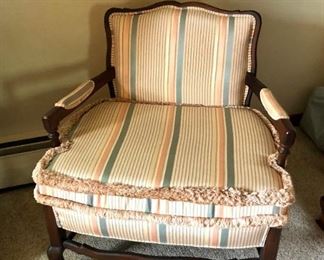 Hickory Upholstered Armchair