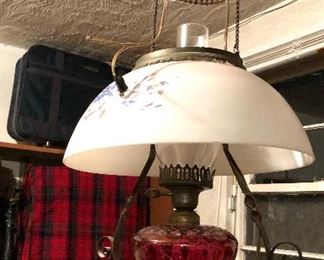 Hanging Victorian Lamp
