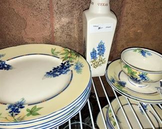 W.M. Grindley "Ivory" bluebonnet china