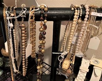 Necklaces and watches
