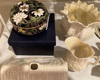 Belleek (Since its introduction in 1857, Belleek has been prized by porcelain collectors  throughout the world.)