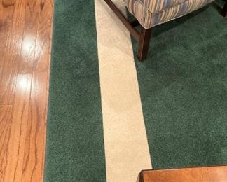8 feet 6 inches x 12 feet green rug