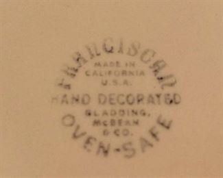 Franciscan Apple Pottery - made in California