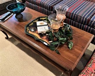 Tray and candle holders