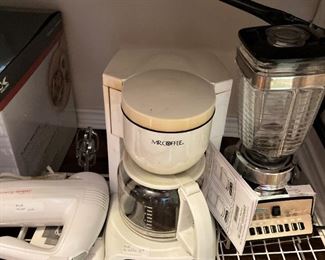 Coffee maker and blender