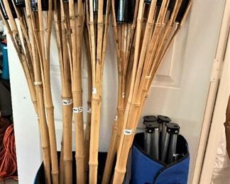 Tiki torches