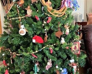 Texas Christmas tree ornaments 