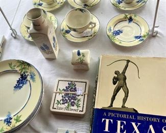 W.M. Grindley "Ivory" bluebonnet china