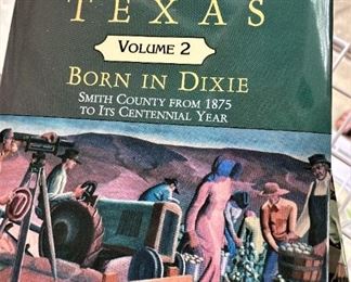 One of two volumes of "The History of Smith County Texas by James Smallwood