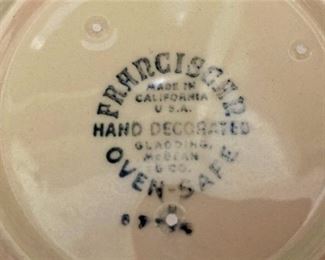 Franciscan Ivy Pottery