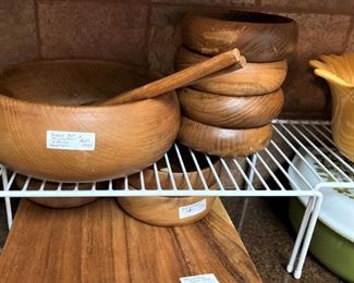 Wooden bowls