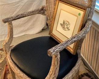 One of four unique chairs