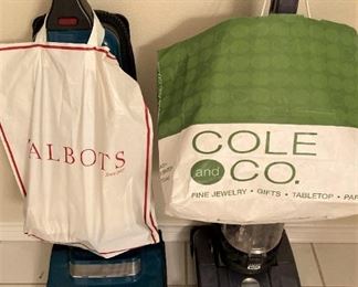 Vacuums (accessories are in the bags)
