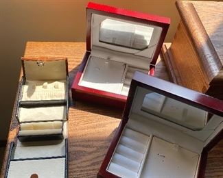 Three Travel Jewelry Boxes $18.00 for all