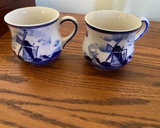 Delft Mugs $8.00 for both