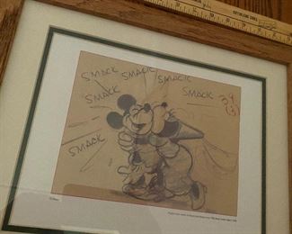 Mickey and Minnie Framed $18.00