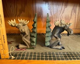 Moose Bookends $8.00