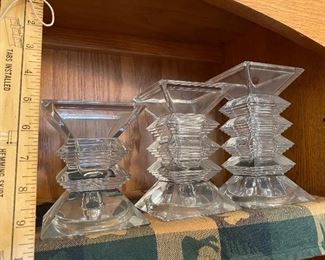 Shannon Crystal Candle Holders $20.00
