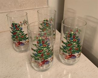 4 Tree Glasses $8.00