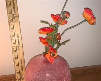 Fake Flowers in Vase $8.00