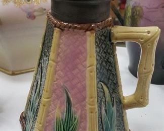 Majolica Syrup pitcher