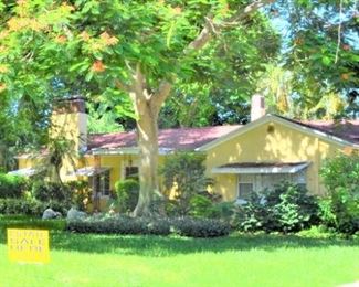 LOVELY BAHAMA BEACH HOME - SOUTH ST PETE HOUSE INTERIOR, 2 CAR GARAGE AND GARDEN AREAS HAVE ITEMS FOR SALE