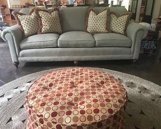 Custom Wilson Babb sofa
Ottoman 