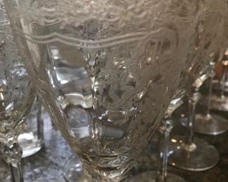 Vintage wine glasses