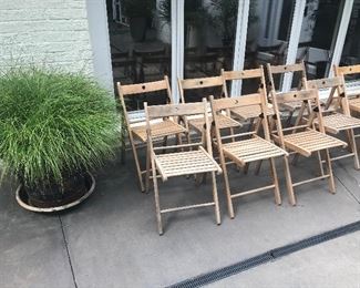 Planter and deck chairs 