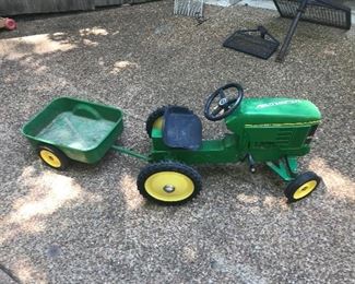 1960s John Deere Tractor and Trailer!