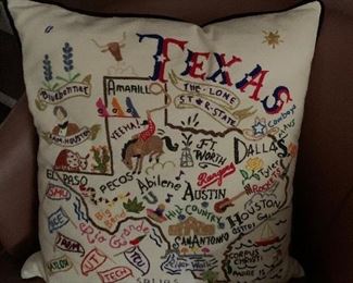 $60- Wonderful embrodery designer pillow by Catstudio