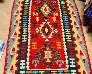 $525 - OBO- Exquisite vibrant Navajo rug