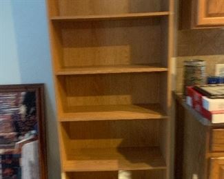 $85- Oak bookcase 
