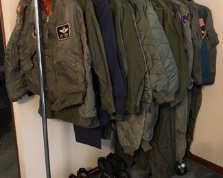 Military Jackets
Vietnam Era Uniforms and flight suits
Boots.....