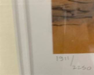 Eiffel Way lithograph by Shotwell 