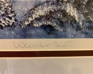 Wooster Scott art Central Park Contrast Lithograph