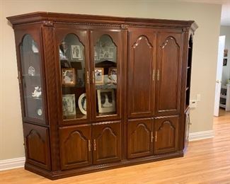 4 piece cherry wall system 106 W x 16 D x 80 H