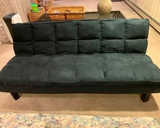 Futon Blue 70 W x 34.5 D x 28 H Golden Cosmos