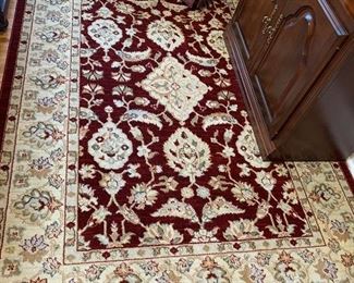 Oriental area rug       91" L x 62.5 W