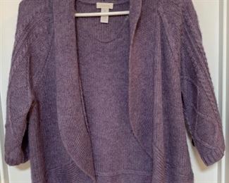 Chico's sweater size 1 (3/4 sleeve)