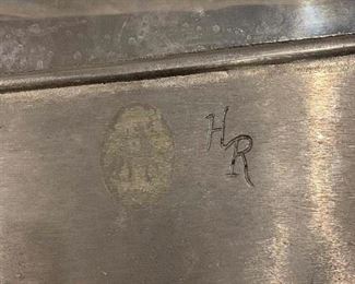 Stainless steel serving tray 