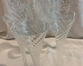 Champaign flutes (6)