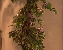 Silk Wysteria tree 68" H