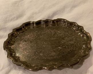 Silver plated platter 