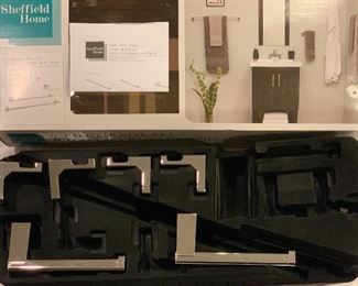 Sheffield Home bath toilet paper & towel holders never used.
